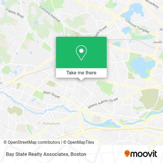 Bay State Realty Associates map