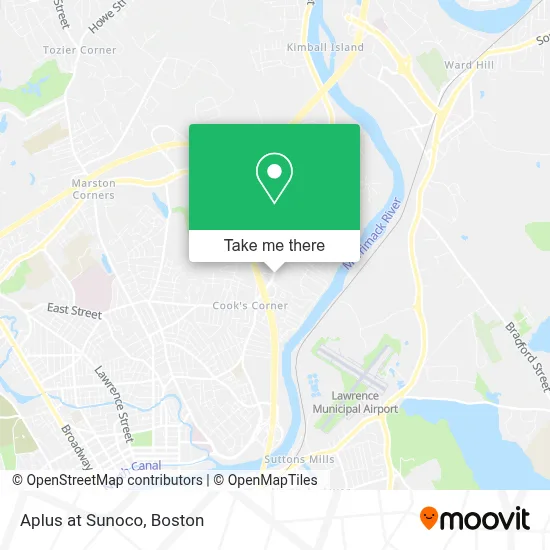 Aplus at Sunoco map