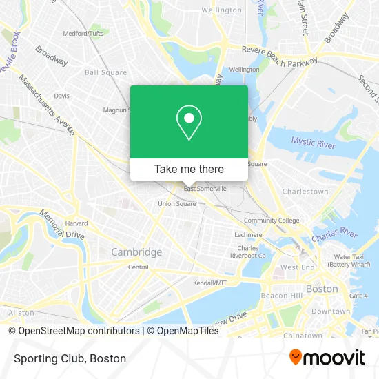 Sporting Club map