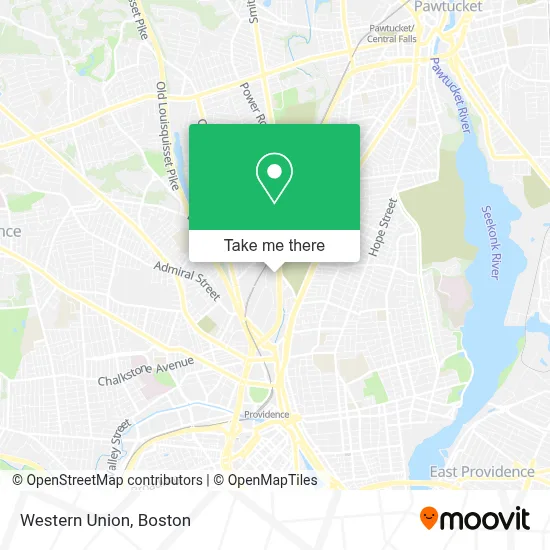 Western Union map