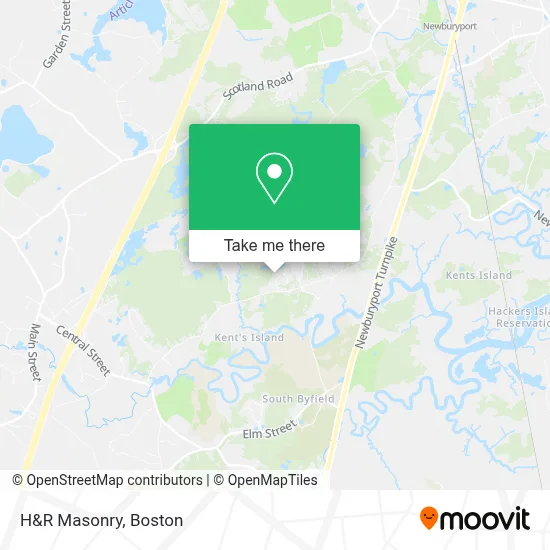 H&R Masonry map