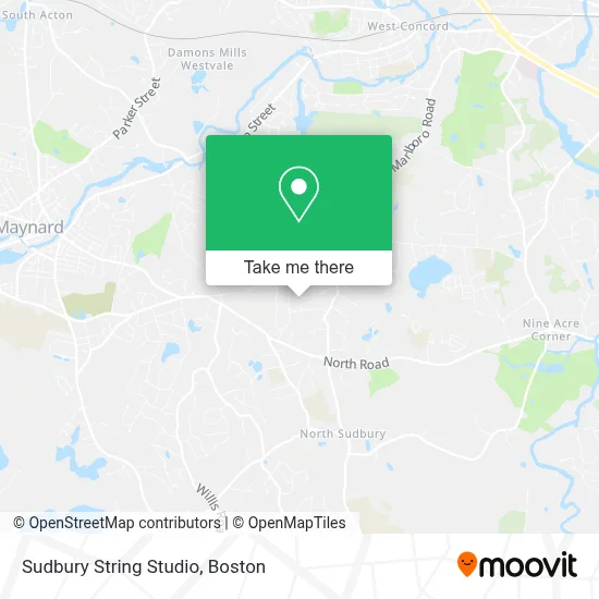 Sudbury String Studio map