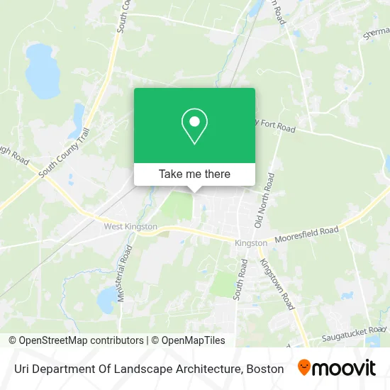 Uri Department Of Landscape Architecture map