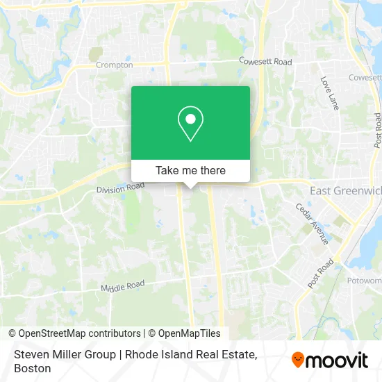 Steven Miller Group | Rhode Island Real Estate map