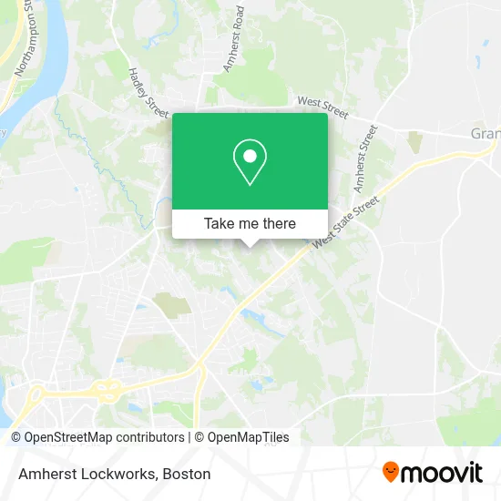 Amherst Lockworks map