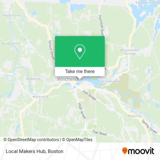 Local Makers Hub map