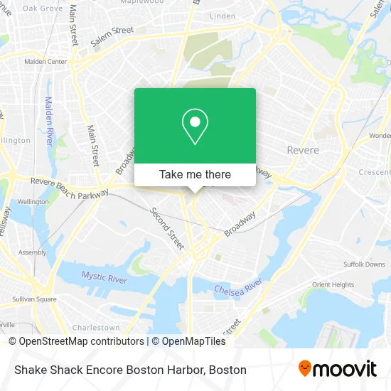 Shake Shack Encore Boston Harbor map