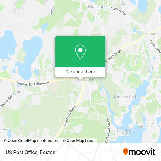 Us Post Office map