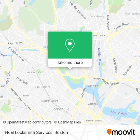 Neal Locksmith Services map
