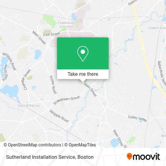 Sutherland Installation Service map