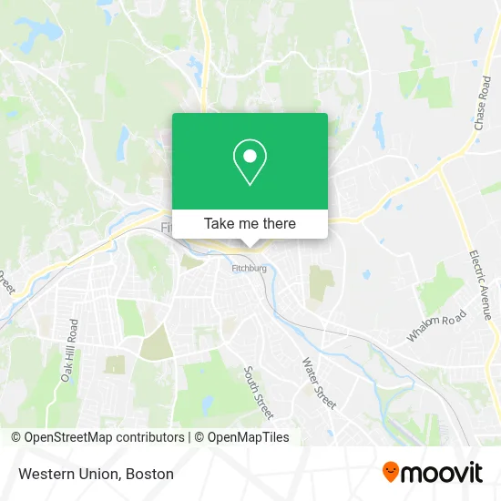 Western Union map