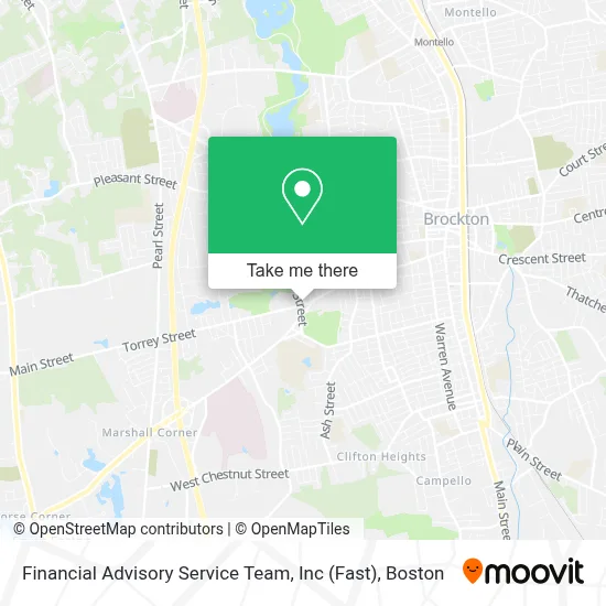 Financial Advisory Service Team, Inc (Fast) map