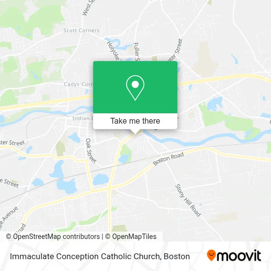 Immaculate Conception Catholic Church map