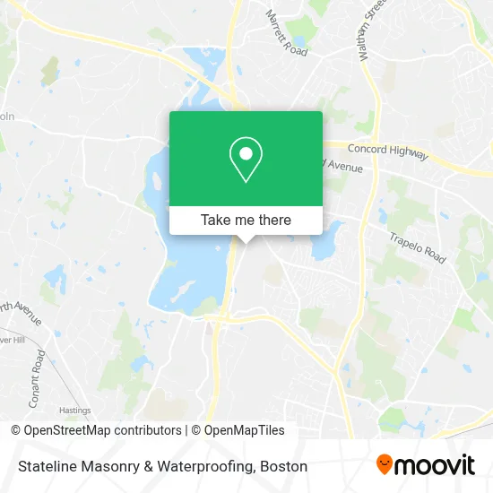 Stateline Masonry & Waterproofing map