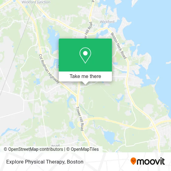 Explore Physical Therapy map