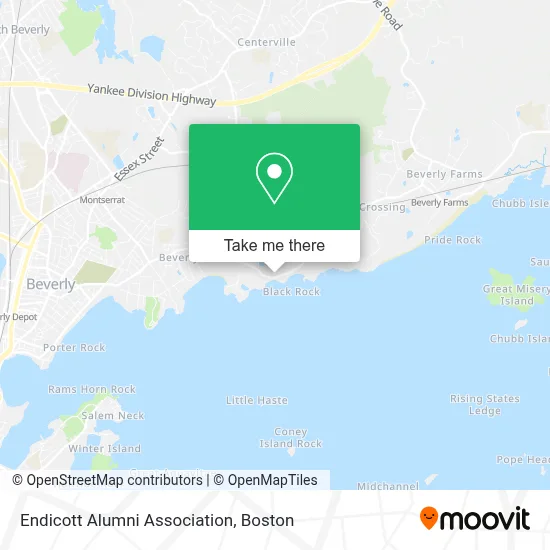Endicott Alumni Association map