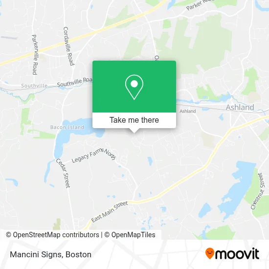 Mancini Signs map