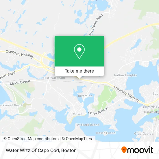 Water Wizz Of Cape Cod map