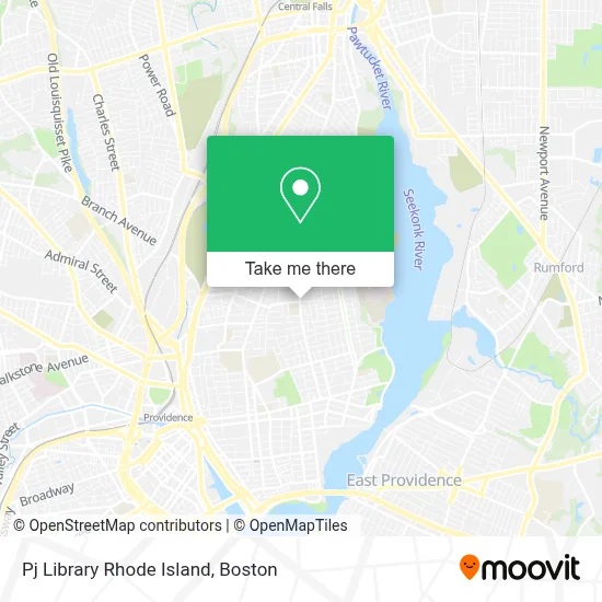 Pj Library Rhode Island map
