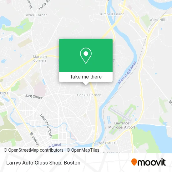Larrys Auto Glass Shop map