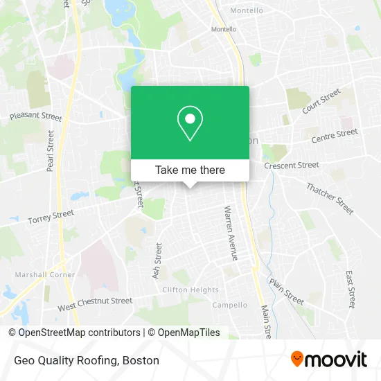Geo Quality Roofing map