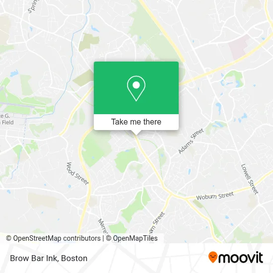 Brow Bar Ink map
