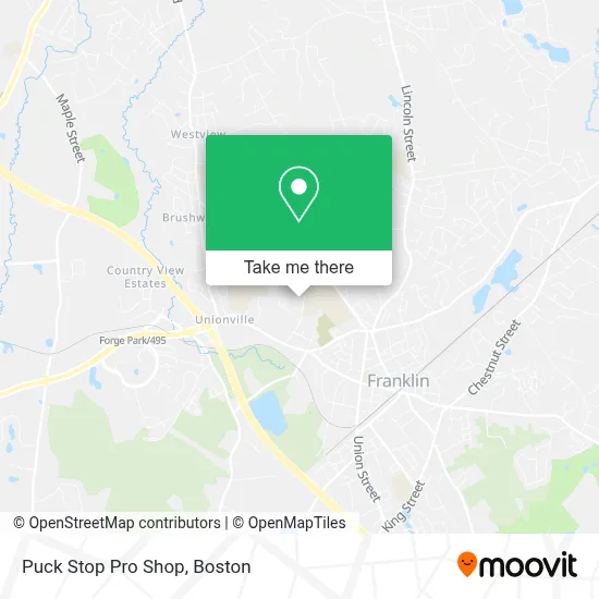 Puck Stop Pro Shop map