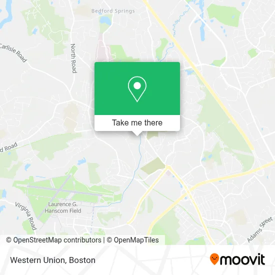 Western Union map