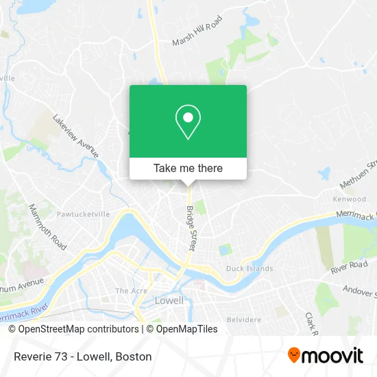 Reverie 73 - Lowell map