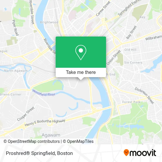 Proshred® Springfield map