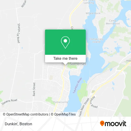 Dunkin' map