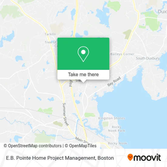 E.B. Pointe Home Project Management map