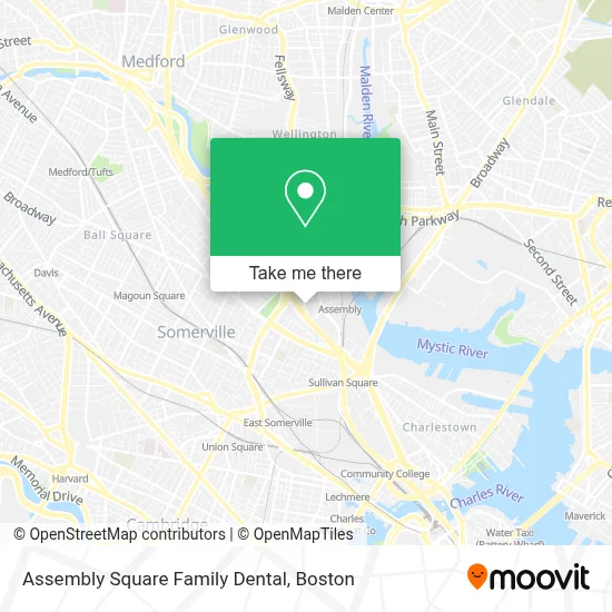 Assembly Square Family Dental map