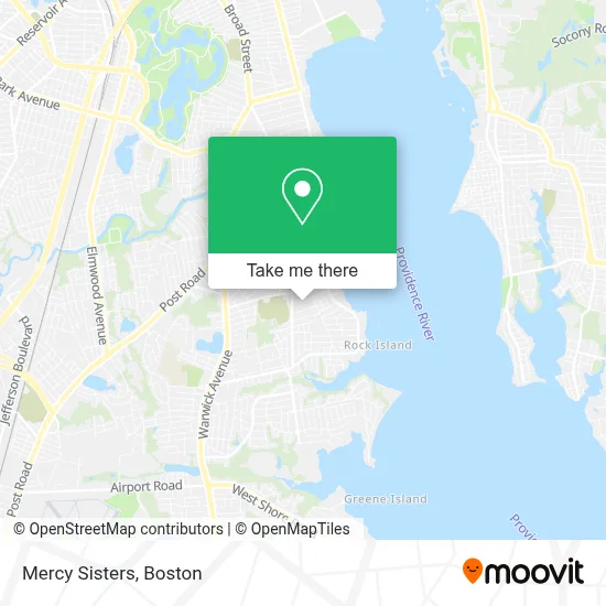 Mercy Sisters map