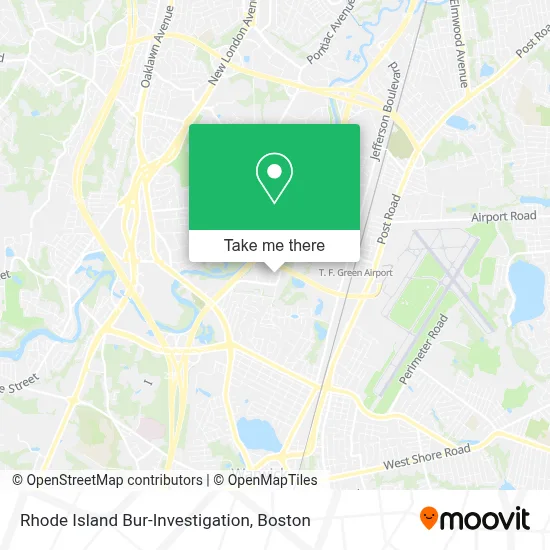 Rhode Island Bur-Investigation map