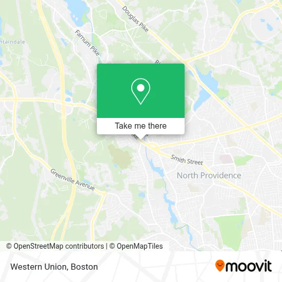 Western Union map