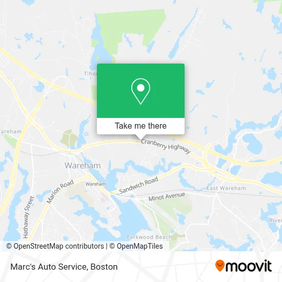 Marc's Auto Service map
