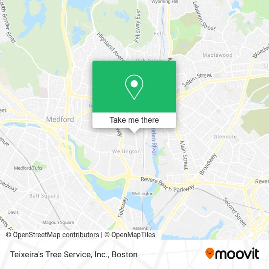 Teixeira's Tree Service, Inc. map