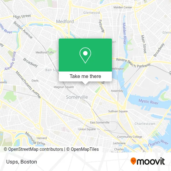 Usps map