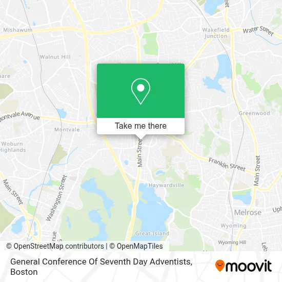 General Conference Of Seventh Day Adventists map