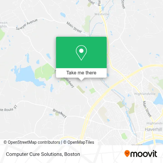 Computer Cure Solutions map