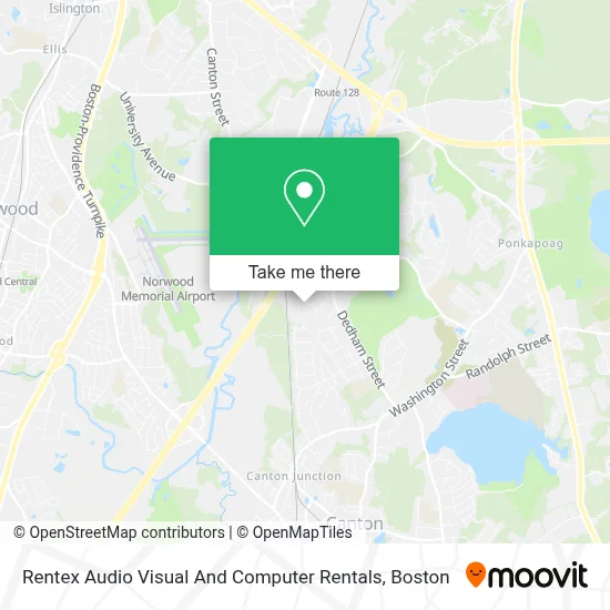 Rentex Audio Visual And Computer Rentals map