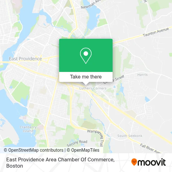East Providence Area Chamber Of Commerce map
