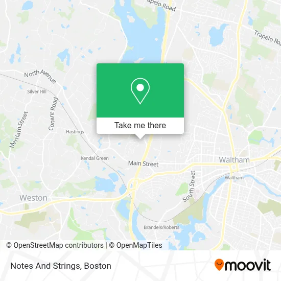 Notes And Strings map