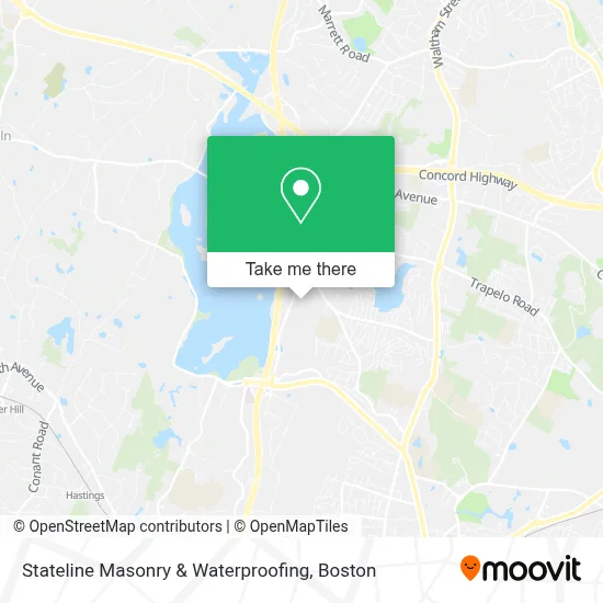 Stateline Masonry & Waterproofing map