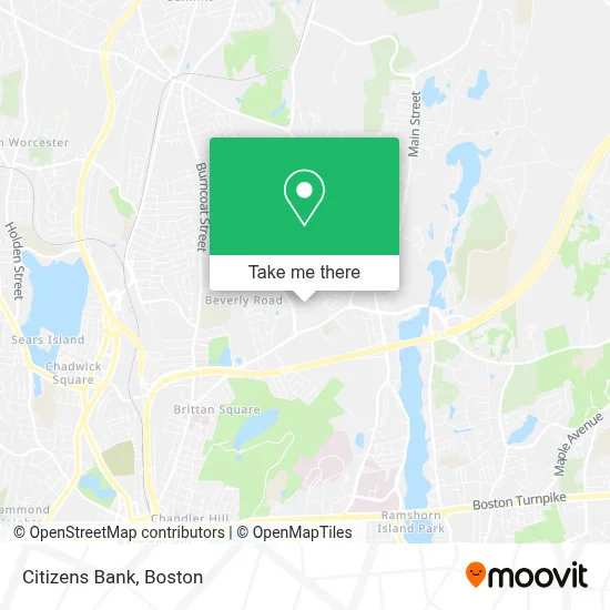 Citizens Bank map