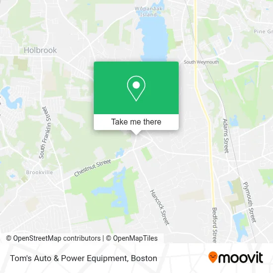 Tom's Auto & Power Equipment map