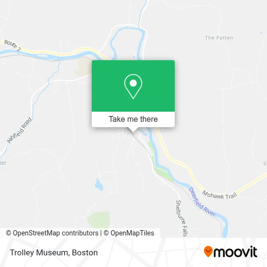 Trolley Museum map