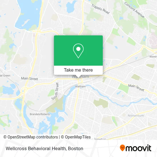 Wellcross Behavioral Health map