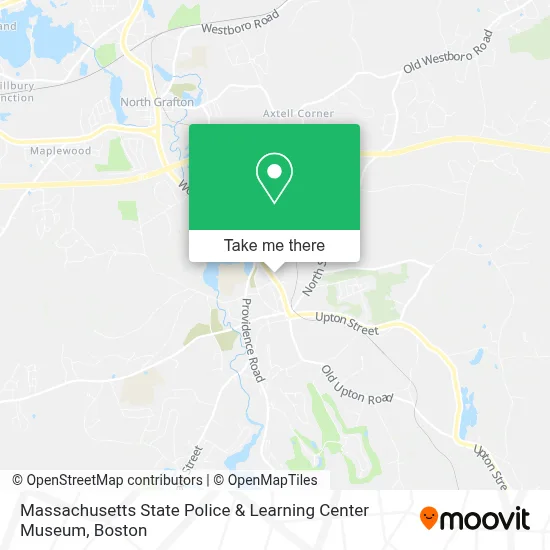Massachusetts State Police & Learning Center Museum map